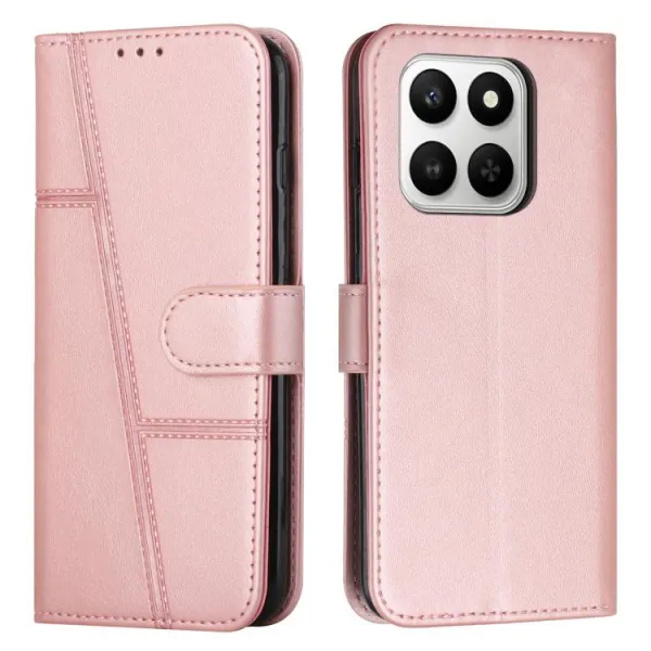 STITCHED Peňaženkový kryt pre Honor 400 Smart 5G / Honor X7d ružový