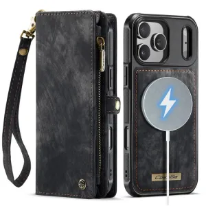 WALLET Ochranný kryt s peňaženkou 2v1 pre Apple iPhone 17 Pro čierny