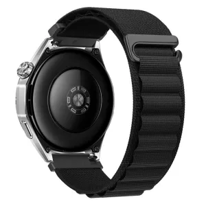 NYLON Vymeniteľný remienok pre Huawei Watch GT 5 46mm / GT 6 46mm čierny
