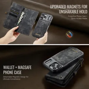 WALLET Ochranný kryt s peňaženkou 2v1 pre Apple iPhone 17 Pro čierny