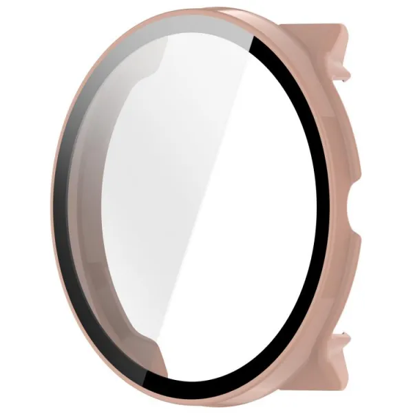 PC FULL COVER Plastový kryt so sklom pre Suunto Race 2 ružový