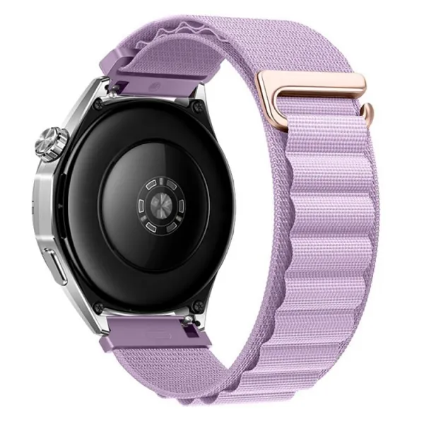 NYLON Vymeniteľný remienok pre Huawei Watch GT 5 46mm / GT 6 46mm fialový