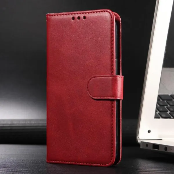 SMOOTH Peňaženkové puzdro pre Sony Xperia 10 VII červené
