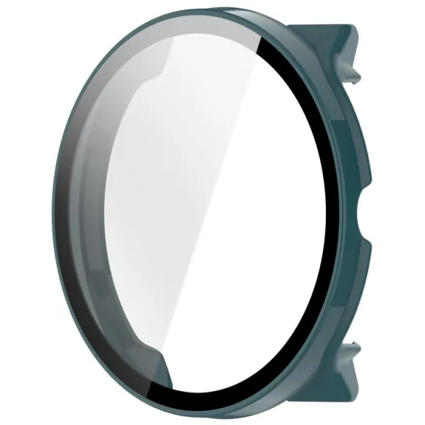 PC FULL COVER Plastový kryt so sklom pre Suunto Race 2 zelený