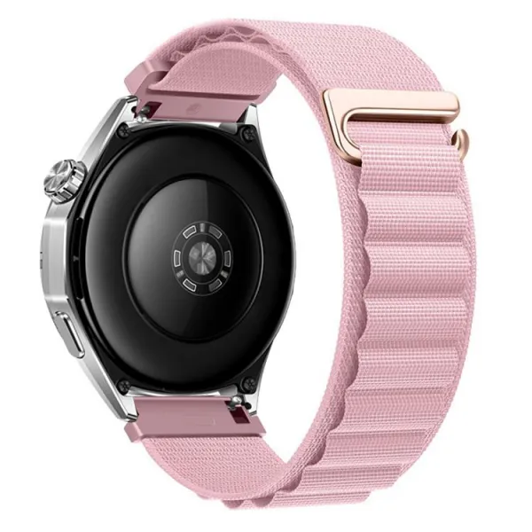 NYLON Vymeniteľný remienok pre Huawei Watch GT 5 46mm / GT 6 46mm svetloružový