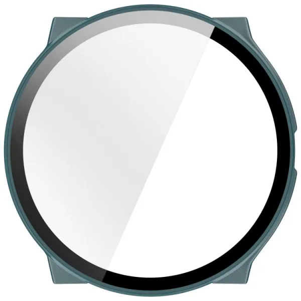PC FULL COVER Plastový kryt so sklom pre Suunto Race 2 zelený