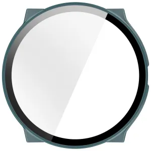 PC FULL COVER Plastový kryt so sklom pre Suunto Race 2 zelený
