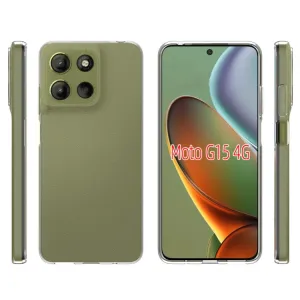 TPU Ochranný kryt pre Motorola Moto G15 / G15 Power / G17 / G17 Power priehľadný