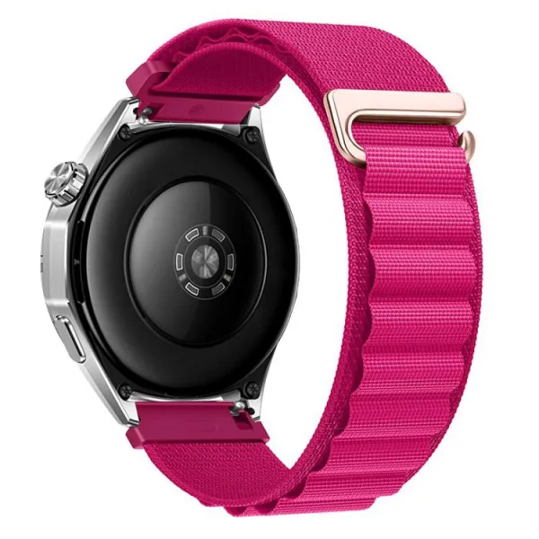 NYLON Vymeniteľný remienok pre Huawei Watch GT 5 46mm / GT 6 46mm tmavoružový