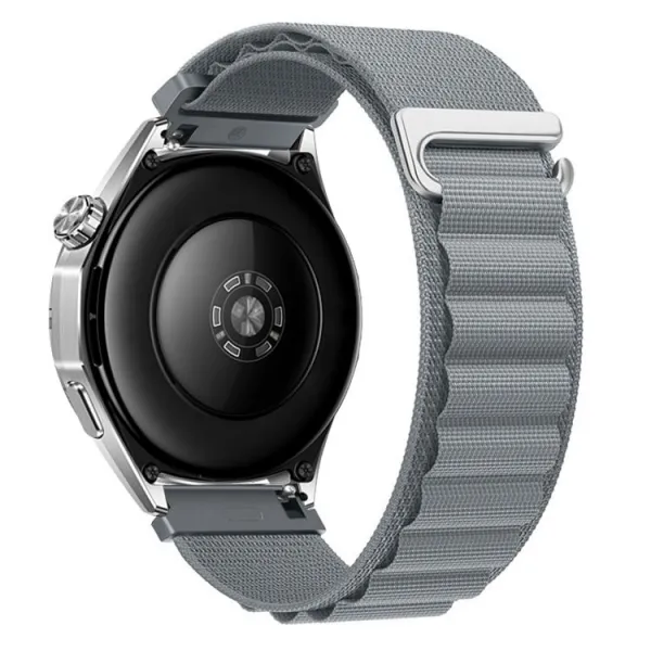 NYLON Vymeniteľný remienok pre Huawei Watch GT 5 46mm / GT 6 46mm šedý