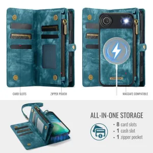 WALLET Ochranný kryt s peňaženkou 2v1 pre Apple iPhone Air modrý