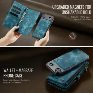 WALLET Ochranný kryt s peňaženkou 2v1 pre Apple iPhone Air modrý