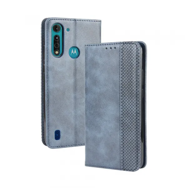 BUSINESS Peňaženkové puzdro pre Motorola Moto G8 Power Lite modré