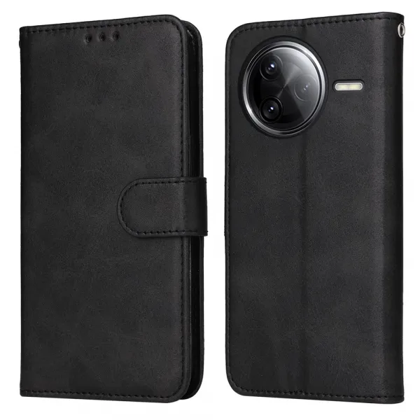 SMOOTH Peňaženkové puzdro pre Xiaomi Poco F7 Ultra čierne