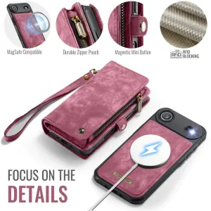 WALLET Ochranný kryt s peňaženkou 2v1 pre Apple iPhone Air červený