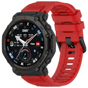 SILICONE Vymeniteľný remienok pre Amazfit T-Rex 3 Pro 48mm červený