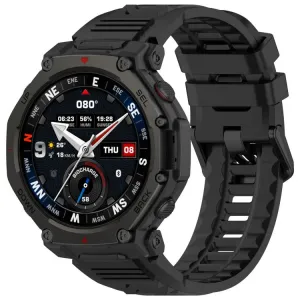 SILICONE Vymeniteľný remienok pre Amazfit T-Rex 3 Pro 48mm čierny