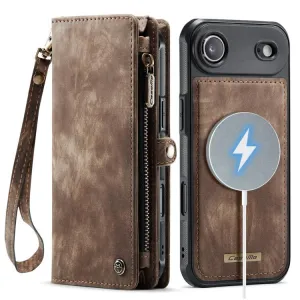 WALLET Ochranný kryt s peňaženkou 2v1 pre Apple iPhone Air hnedý