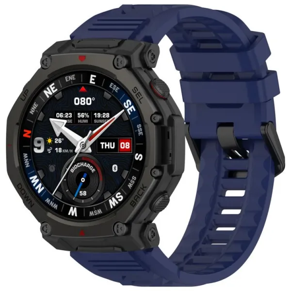 SILICONE Vymeniteľný remienok pre Amazfit T-Rex 3 Pro 48mm modrý