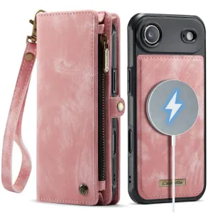 WALLET Ochranný kryt s peňaženkou 2v1 pre Apple iPhone Air ružový