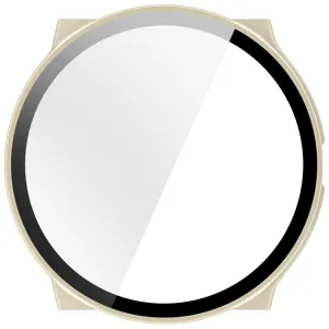PC FULL COVER Plastový kryt so sklom pre Suunto Race 2 IVORY