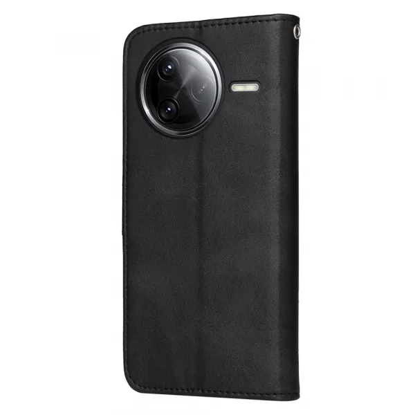 SMOOTH Peňaženkové puzdro pre Xiaomi Poco F7 Ultra čierne