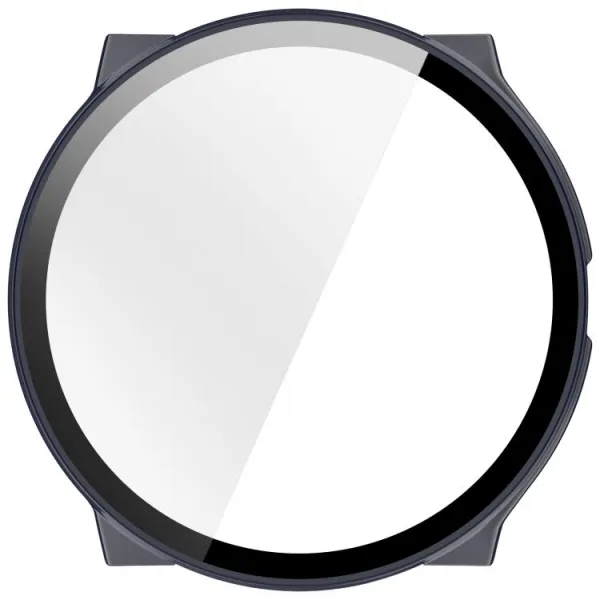 PC FULL COVER Plastový kryt so sklom pre Suunto Race 2 modrý