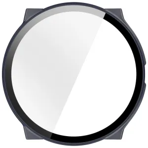 PC FULL COVER Plastový kryt so sklom pre Suunto Race 2 modrý