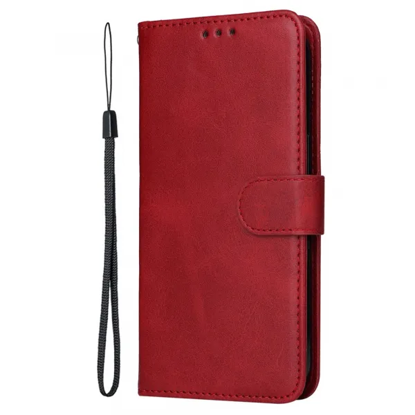 SMOOTH Peňaženkové puzdro pre Xiaomi Poco F7 Ultra červené
