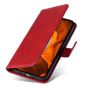 SMOOTH Peňaženkové puzdro pre Xiaomi Poco F7 Ultra červené