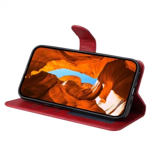 SMOOTH Peňaženkové puzdro pre Xiaomi Poco F7 Ultra červené