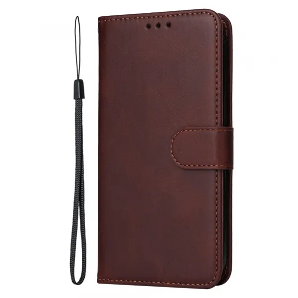 SMOOTH Peňaženkové puzdro pre Xiaomi Poco F7 Ultra hnedé