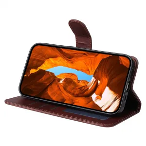 SMOOTH Peňaženkové puzdro pre Xiaomi Poco F7 Ultra hnedé