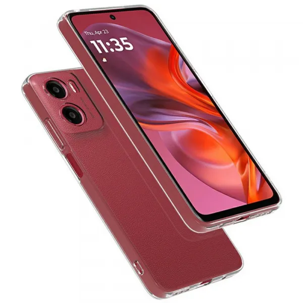 TPU Ochranný kryt pre Motorola Moto G05 / Moto E15 priehľadný