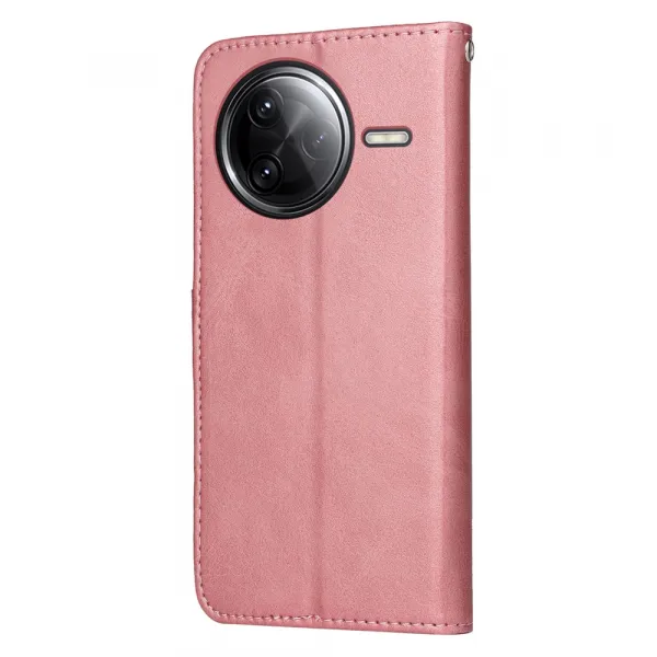 SMOOTH Peňaženkové puzdro pre Xiaomi Poco F7 Ultra ružové