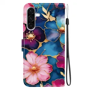 ART Peňaženkový obal pre Samsung Galaxy A56 COLORFUL BLOSSOM