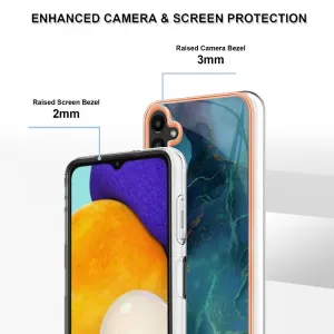 IMD MARBLE Ochranný kryt pre Samsung Galaxy A56 GREEN