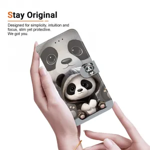 ART Peňaženkový obal pre Samsung Galaxy A56 PANDA