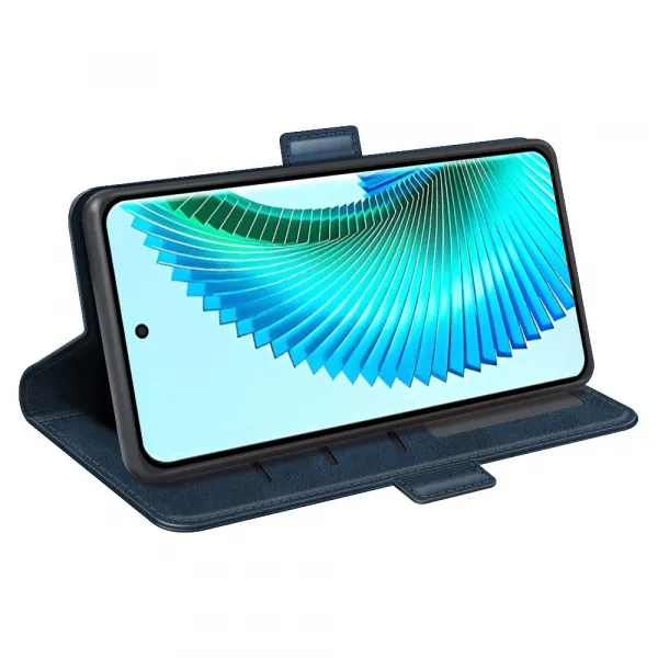 SIDE Peňaženkové puzdro pre Honor Magic6 Lite 5G modré