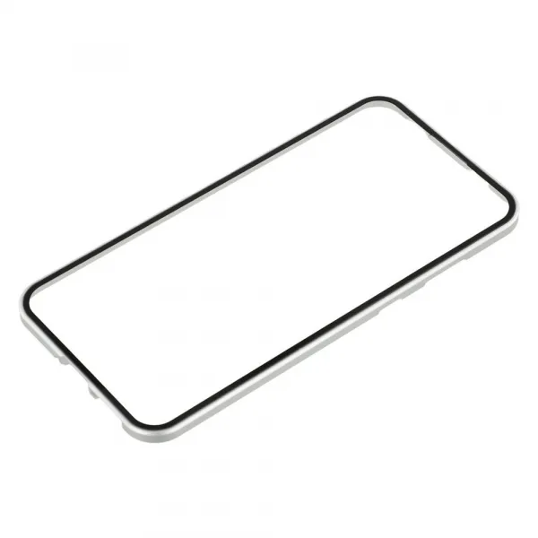 Magnetický kryt 360 pre Samsung Galaxy A56 strieborný