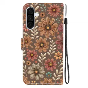 ART Peňaženkový obal pre Samsung Galaxy A56 VINTAGE BLOSSOM