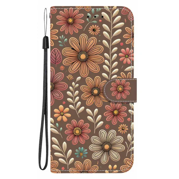 ART Peňaženkový obal pre Samsung Galaxy A56 VINTAGE BLOSSOM