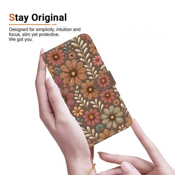 ART Peňaženkový obal pre Samsung Galaxy A56 VINTAGE BLOSSOM