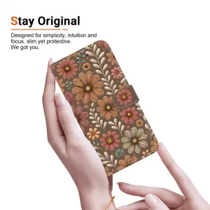 ART Peňaženkový obal pre Samsung Galaxy A56 VINTAGE BLOSSOM