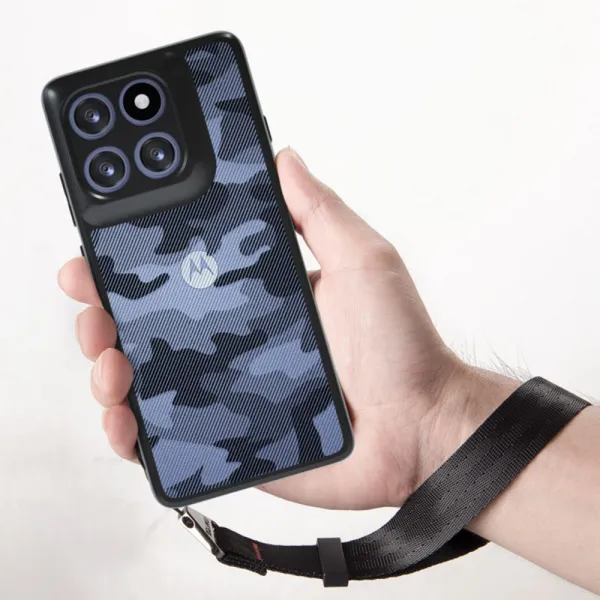 IBMRS Ochranný kryt pre Motorola Edge 60 / Edge 60 Fusion TRANSPARENT BLACK