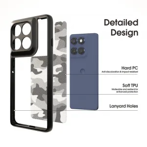 IBMRS Ochranný kryt pre Motorola Edge 60 / Edge 60 Fusion TRANSPARENT BLACK