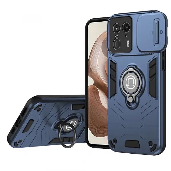 CAMPROTECT Obal s držiakom pre Motorola Edge 50 Ultra modrý