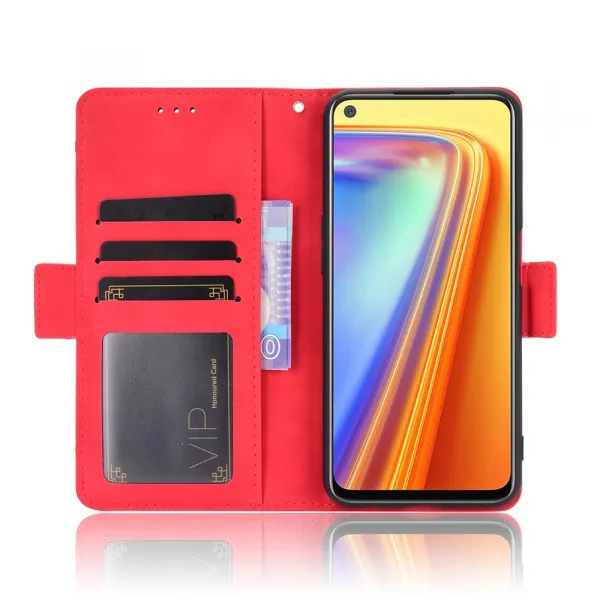 SLOT Peňaženkový obal pre Realme 7 červený