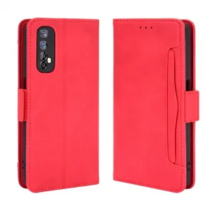 SLOT Peňaženkový obal pre Realme 7 červený