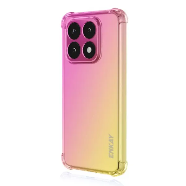 ENKAY GRADIENT Ochranný obal pre Xiaomi 15T PINK GOLD
